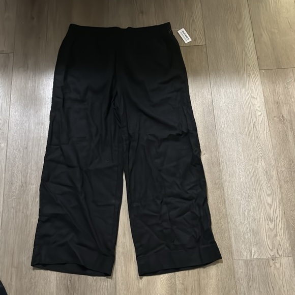 NWT! Black High-Waisted Linen-Blend Wide-Leg Pants - Multiple 🔹 - Picture 9 of 10